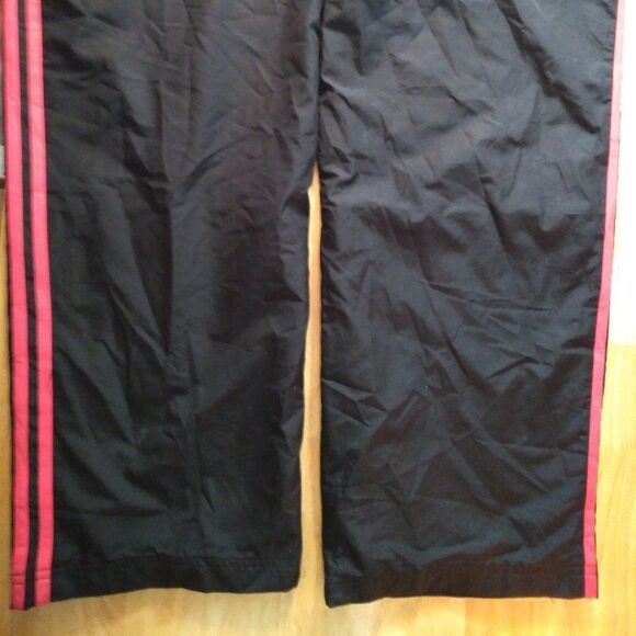 NWT Adidas 3 Stripe Wind Pants Joggers Regular Fresh Pink - Picture 10 of 11